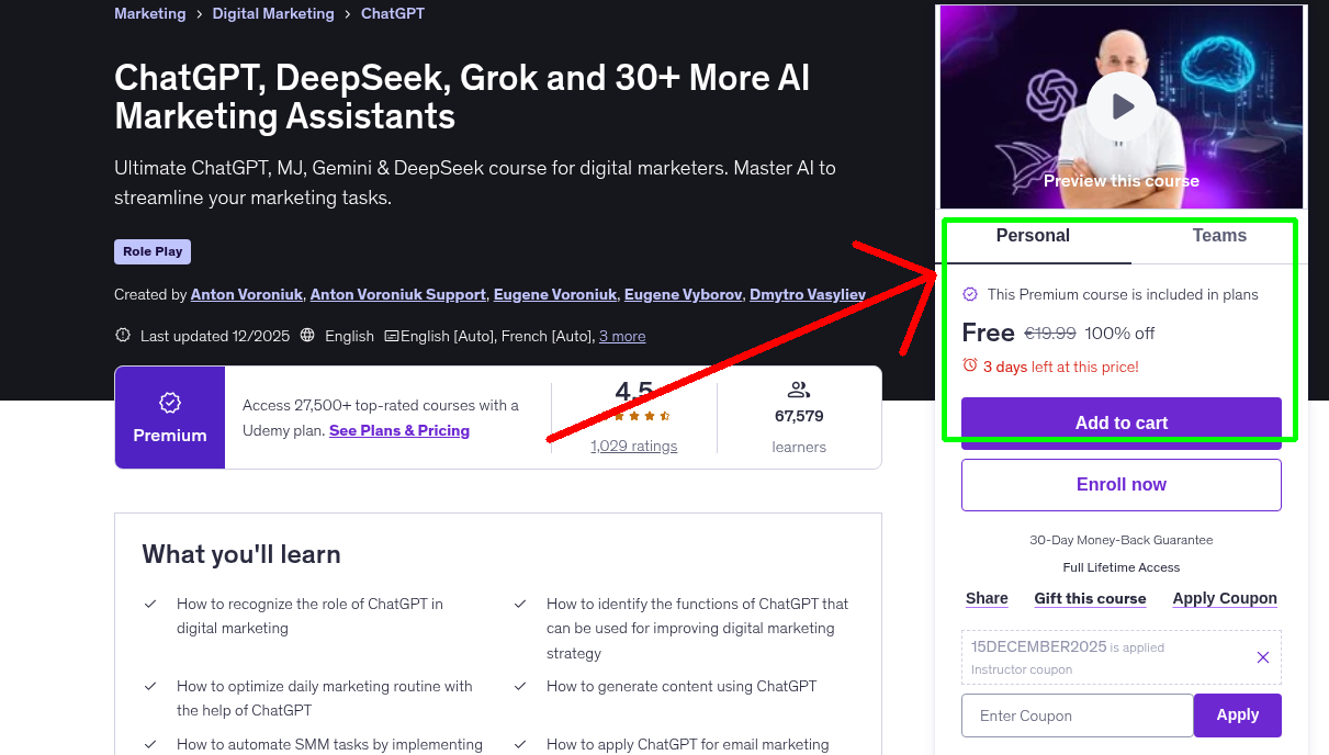 ChatGPT, DeepSeek, Grok and 30+ More AI Marketing Assistants