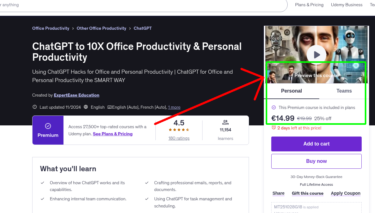 ChatGPT to 10X Office Productivity & Personal Productivity