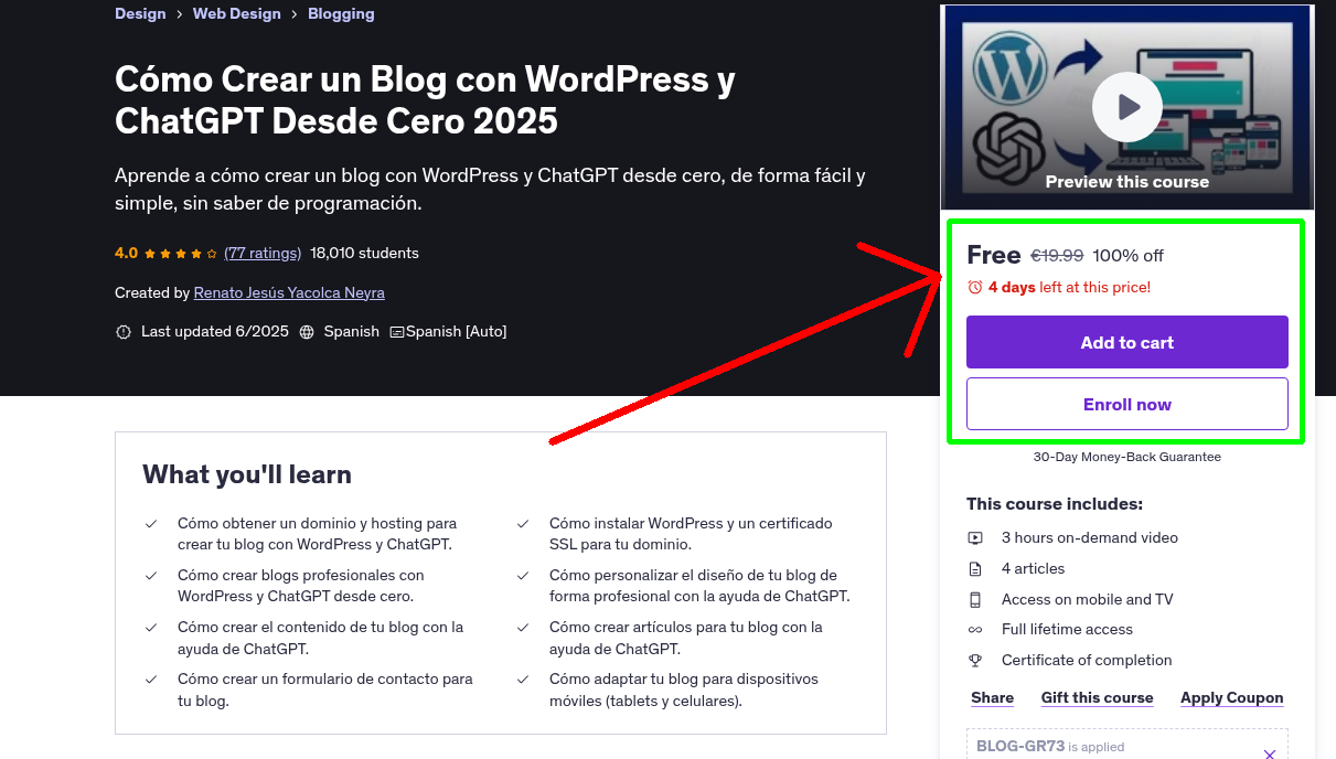 Cómo Crear un Blog con WordPress y ChatGPT Desde Cero 2025