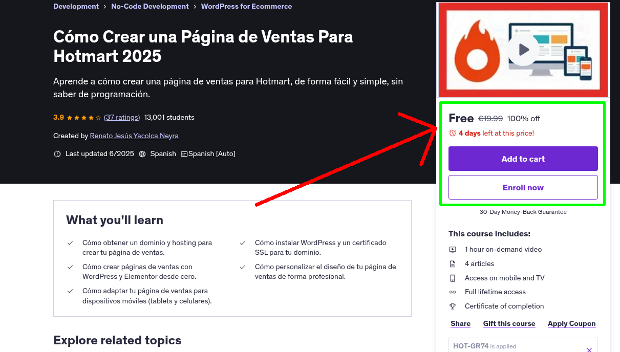 Cómo Crear una Página de Ventas Para Hotmart 2025