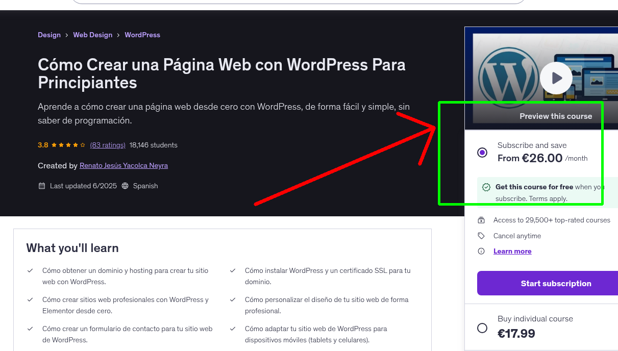 Cómo Crear una Página Web con WordPress Para Principiantes