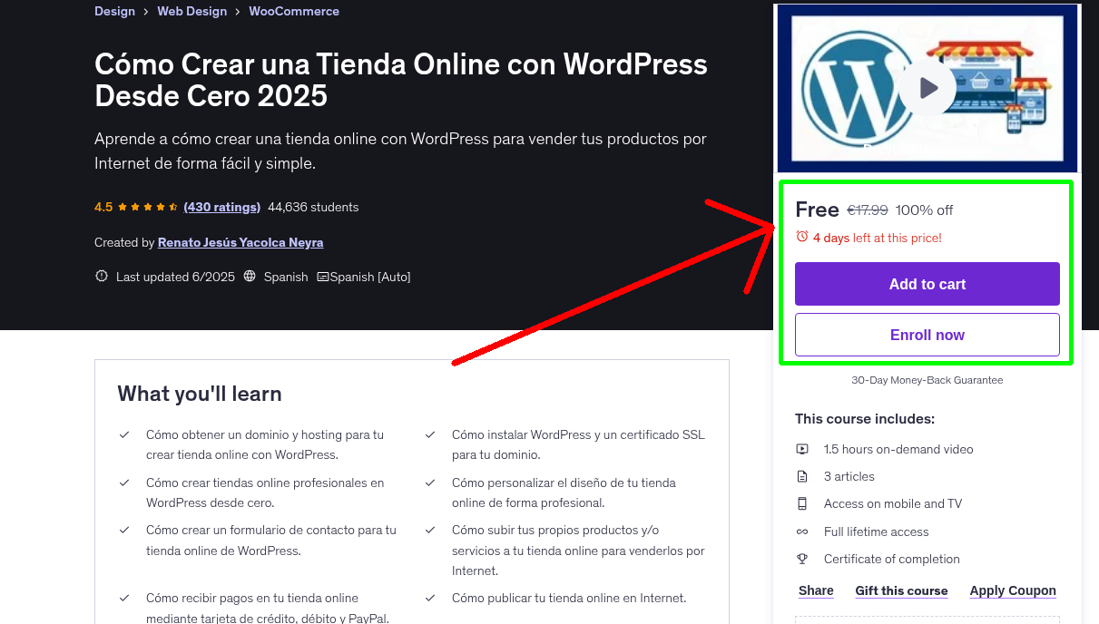 Cómo Crear una Tienda Online con WordPress Desde Cero 2025