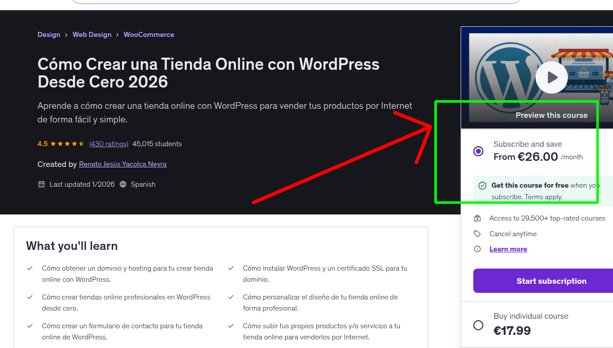 Cómo Crear una Tienda Online con WordPress Desde Cero 2026