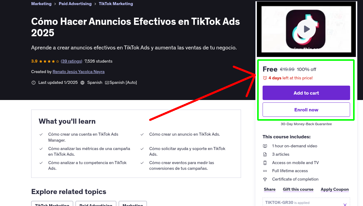 Cómo Hacer Anuncios Efectivos en TikTok Ads 2025