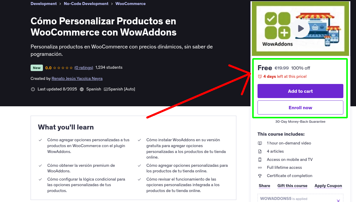 Cómo Personalizar Productos en WooCommerce con WowAddons