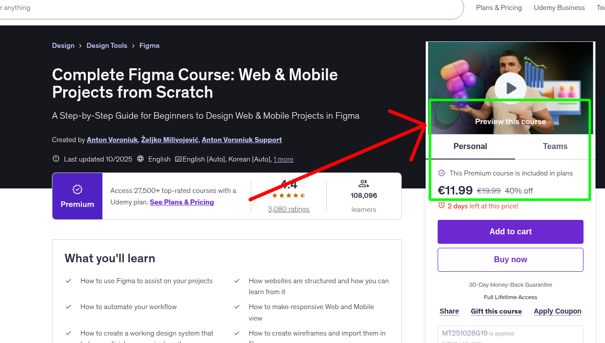 Complete Figma Course: Web & Mobile Projects from Scratch