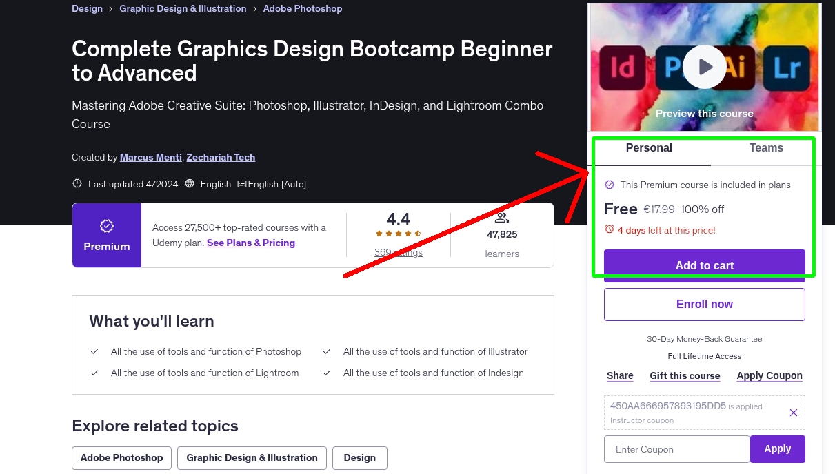 Complete Graphics Design Bootcamp Beginner to Advanced