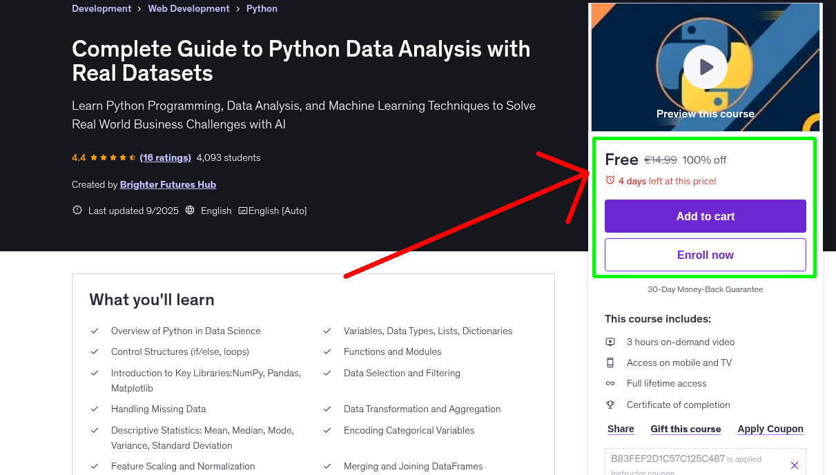 Complete Guide to Python Data Analysis with Real Datasets