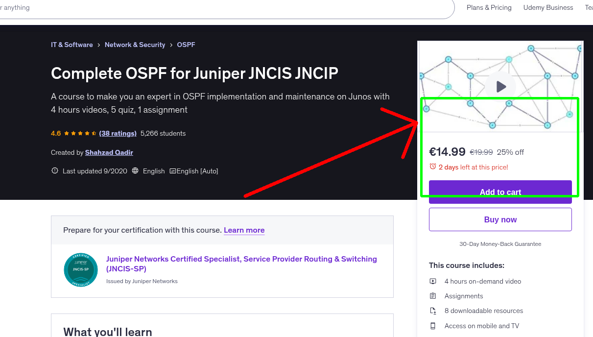 Complete OSPF for Juniper JNCIS JNCIP