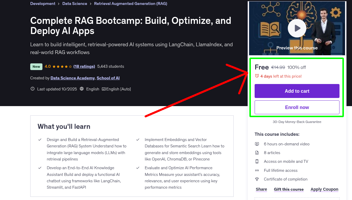 Complete RAG Bootcamp: Build, Optimize, and Deploy AI Apps
