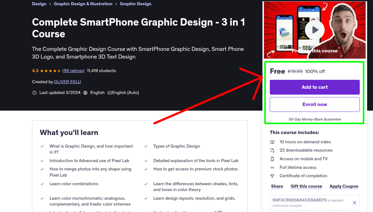 Complete SmartPhone Graphic Design - 3 in 1 Course
