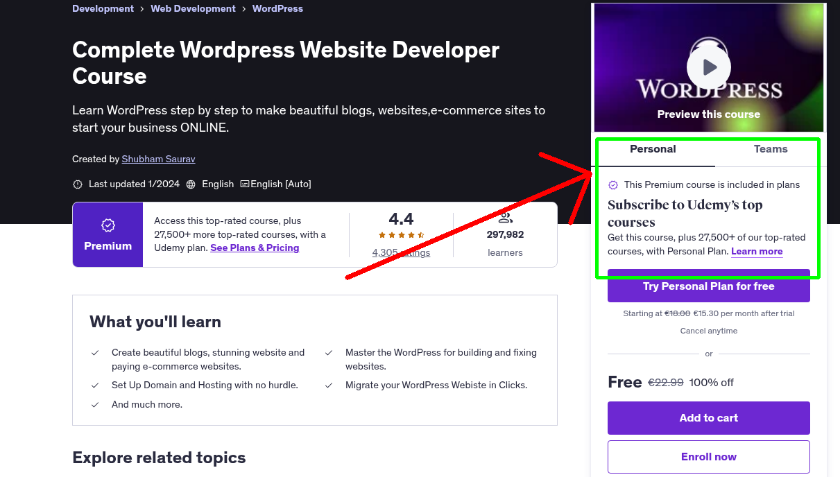 Complete Wordpress Website Developer Course