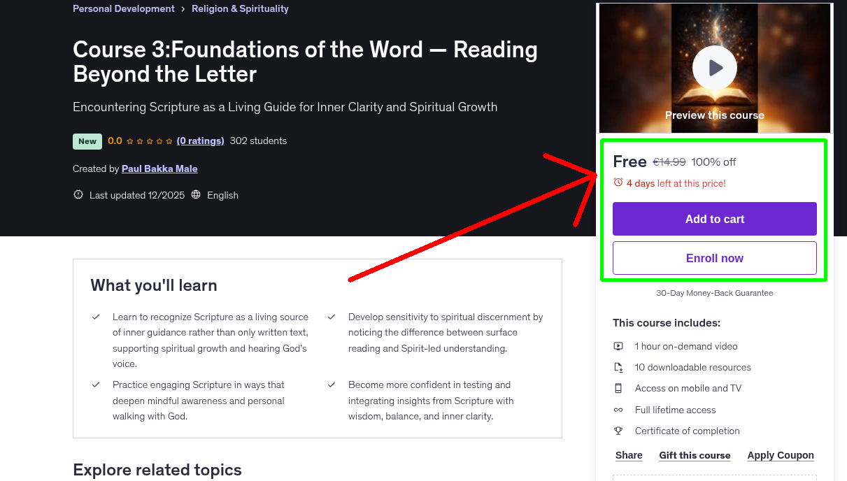 Course 3:Foundations of the Word — Reading Beyond the Letter