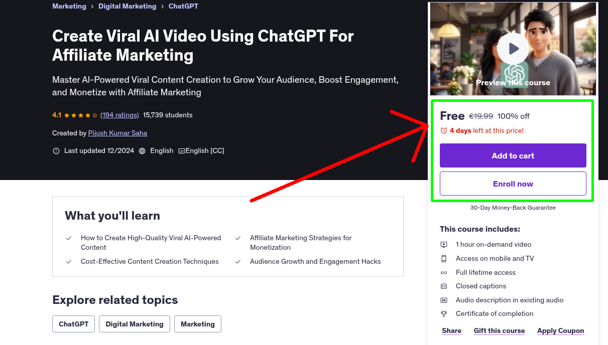 Create Viral AI Video Using ChatGPT For Affiliate Marketing
