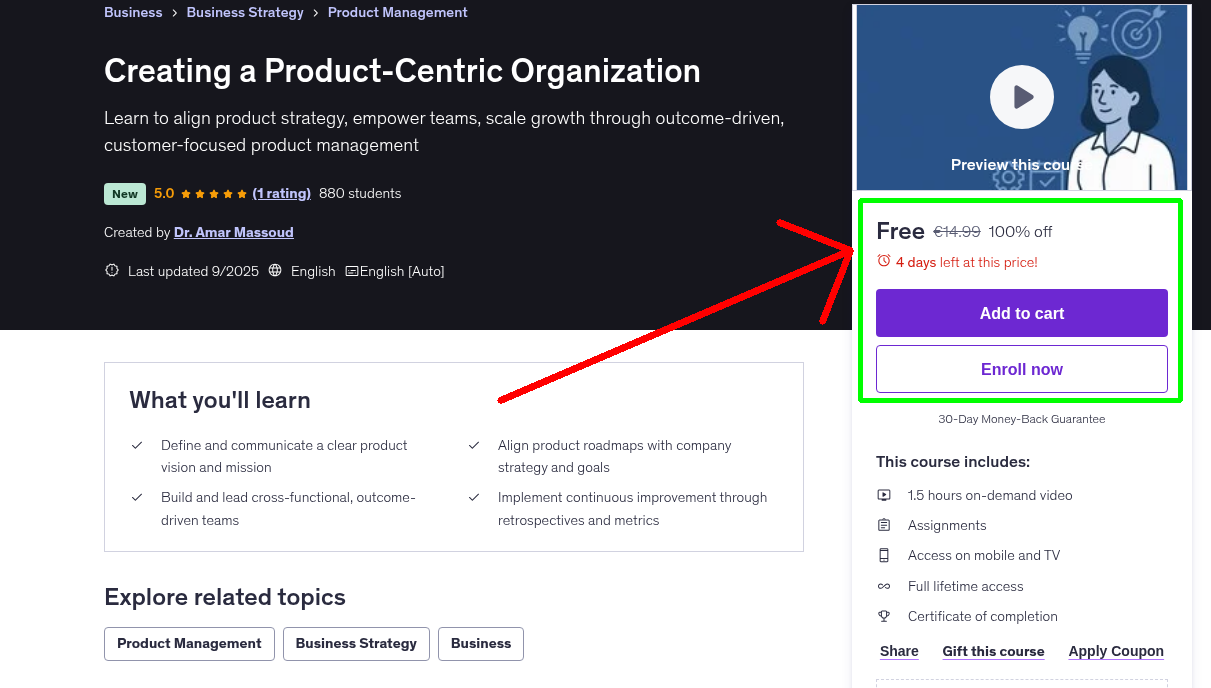 Creating a Product-Centric Organization