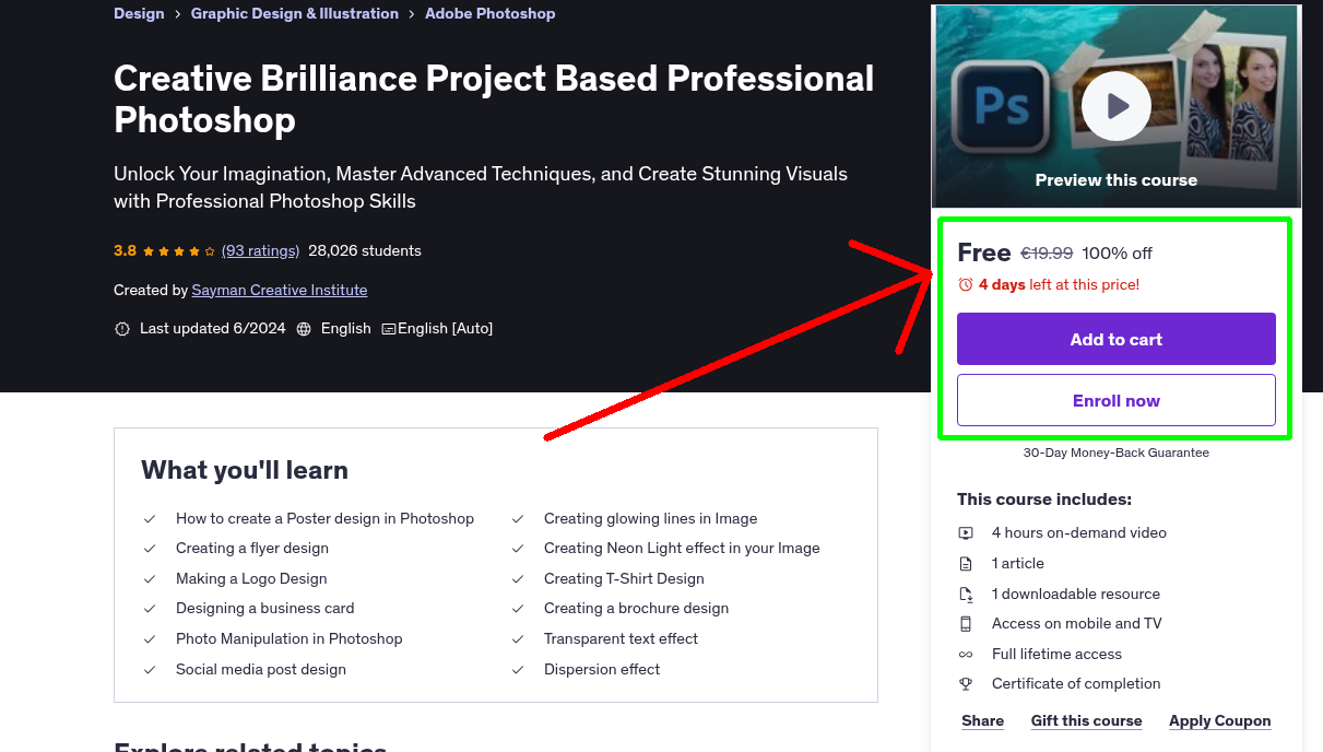 Creative Brilliance Project Based Professional Photoshop