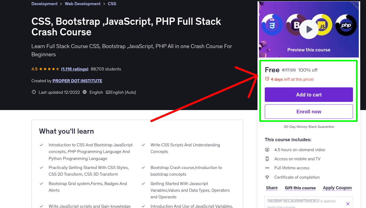 CSS, Bootstrap ,JavaScript, PHP Full Stack Crash Course