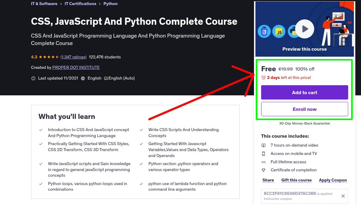 CSS, JavaScript And Python Complete Course