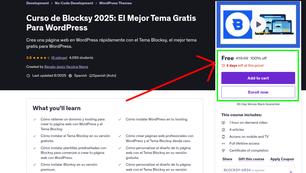 Curso de Blocksy 2025: El Mejor Tema Gratis Para WordPress