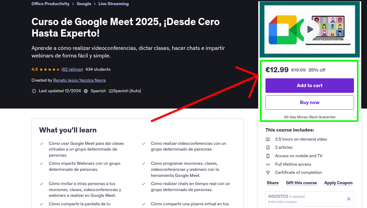 Curso de Google Meet 2025, ¡Desde Cero Hasta Experto!