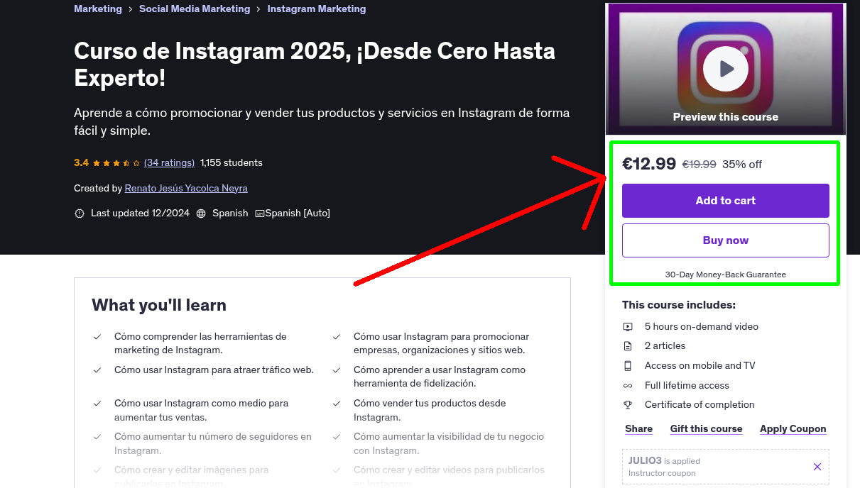 Curso de Instagram 2025, ¡Desde Cero Hasta Experto!