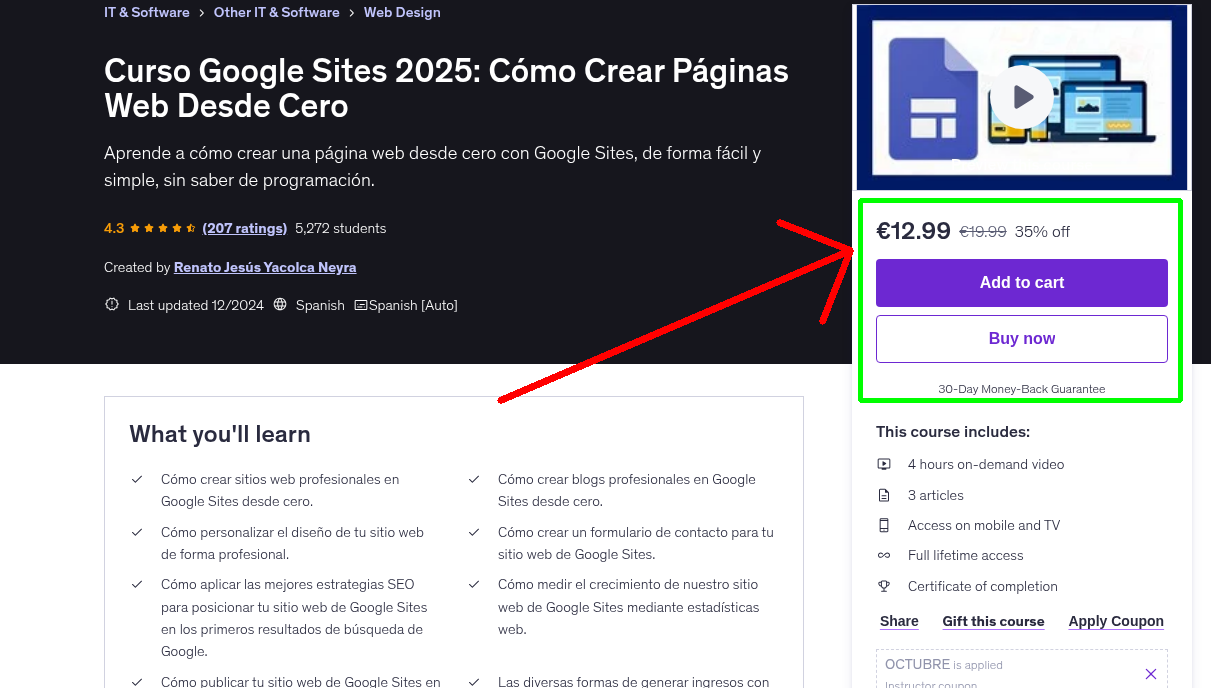 Curso Google Sites 2025: Cómo Crear Páginas Web Desde Cero