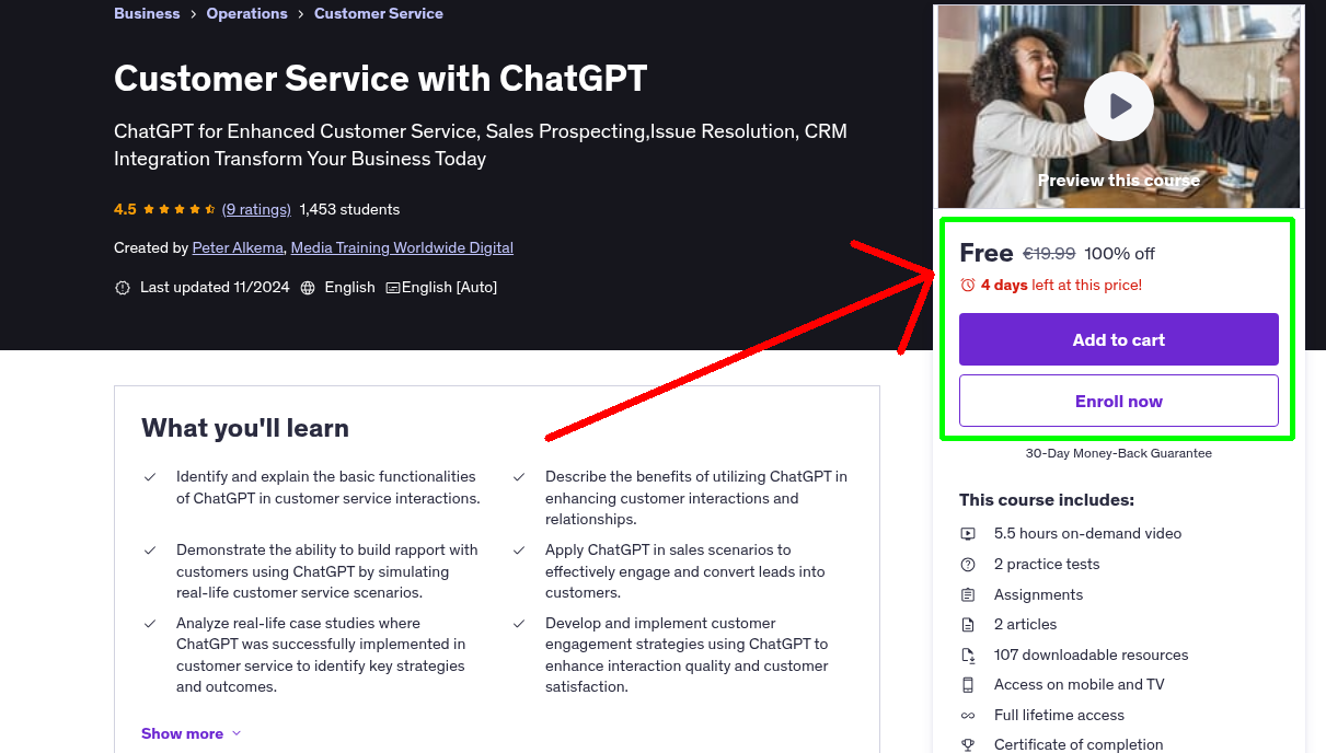 Customer Service with ChatGPT