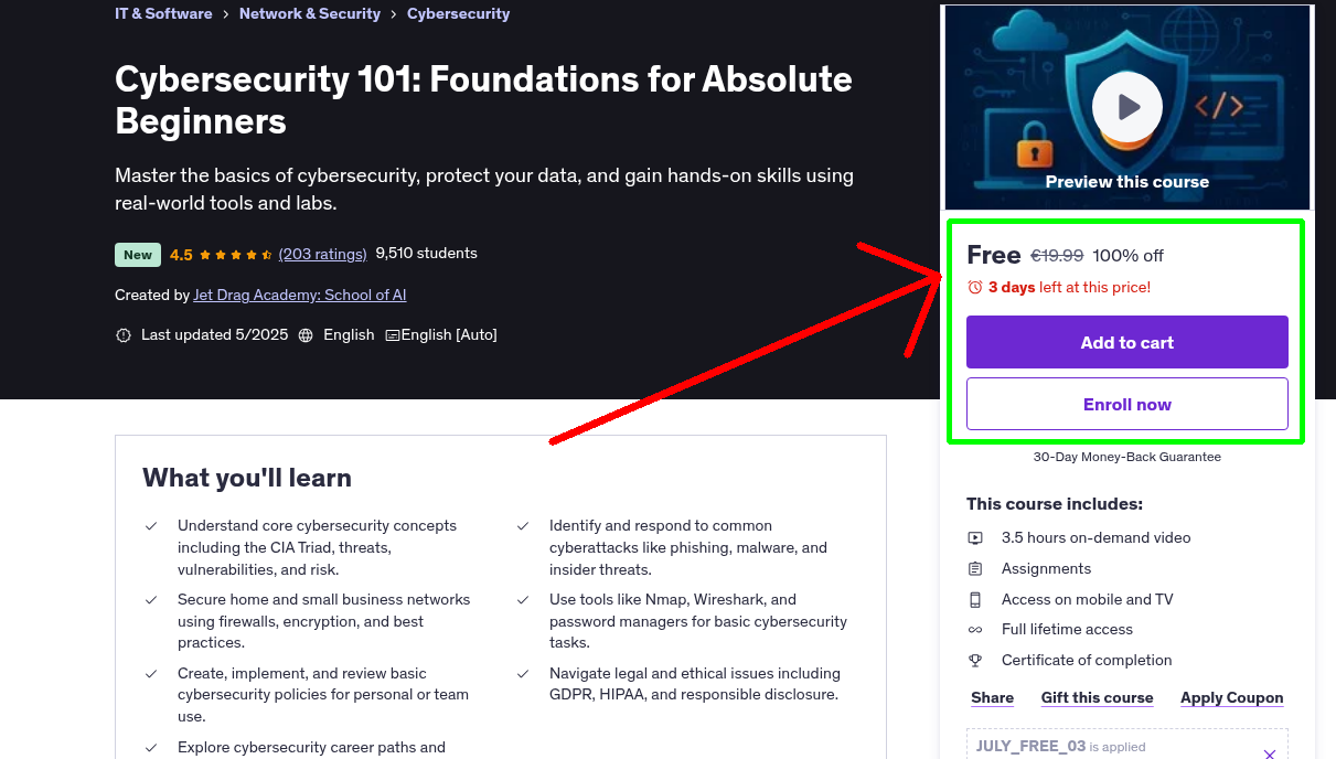 Cybersecurity 101: Foundations for Absolute Beginners