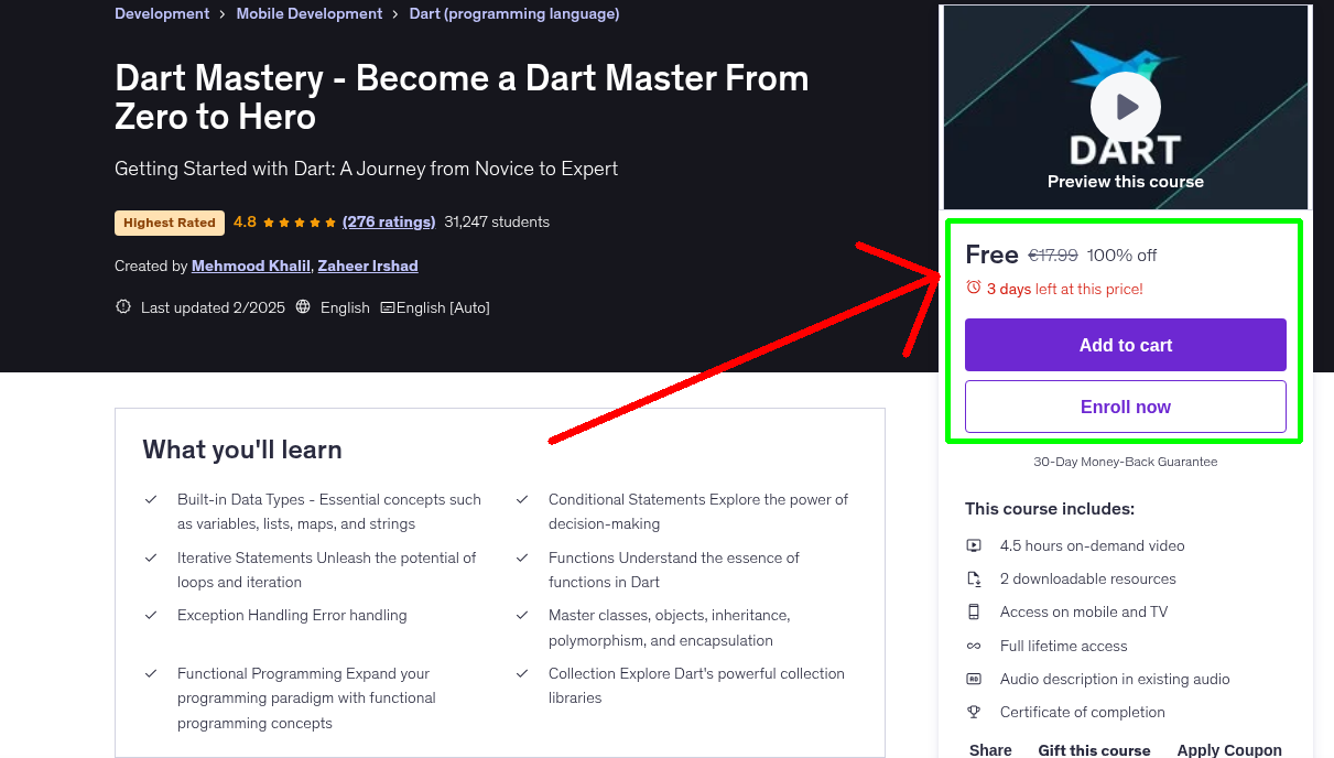 Dart Mastery - Become a Dart Master From Zero to Hero