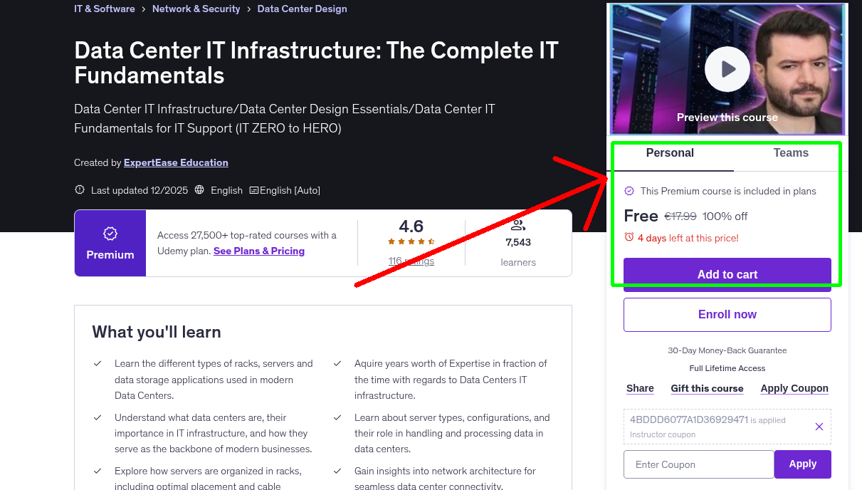 Data Center IT Infrastructure: The Complete IT Fundamentals