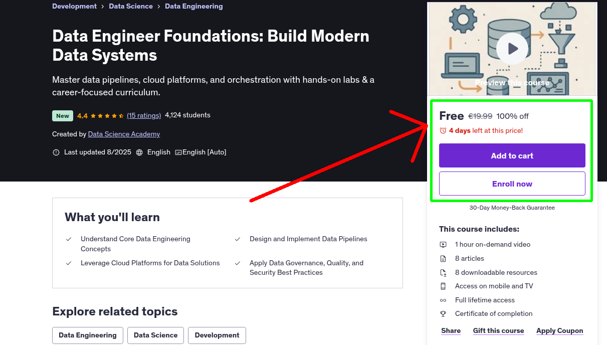 Data Engineer Foundations: Build Modern Data Systems