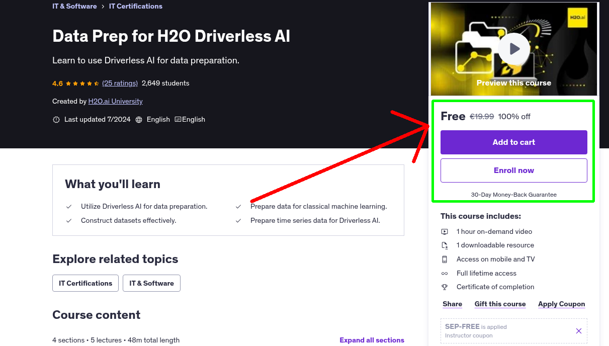 Data Prep for H2O Driverless AI