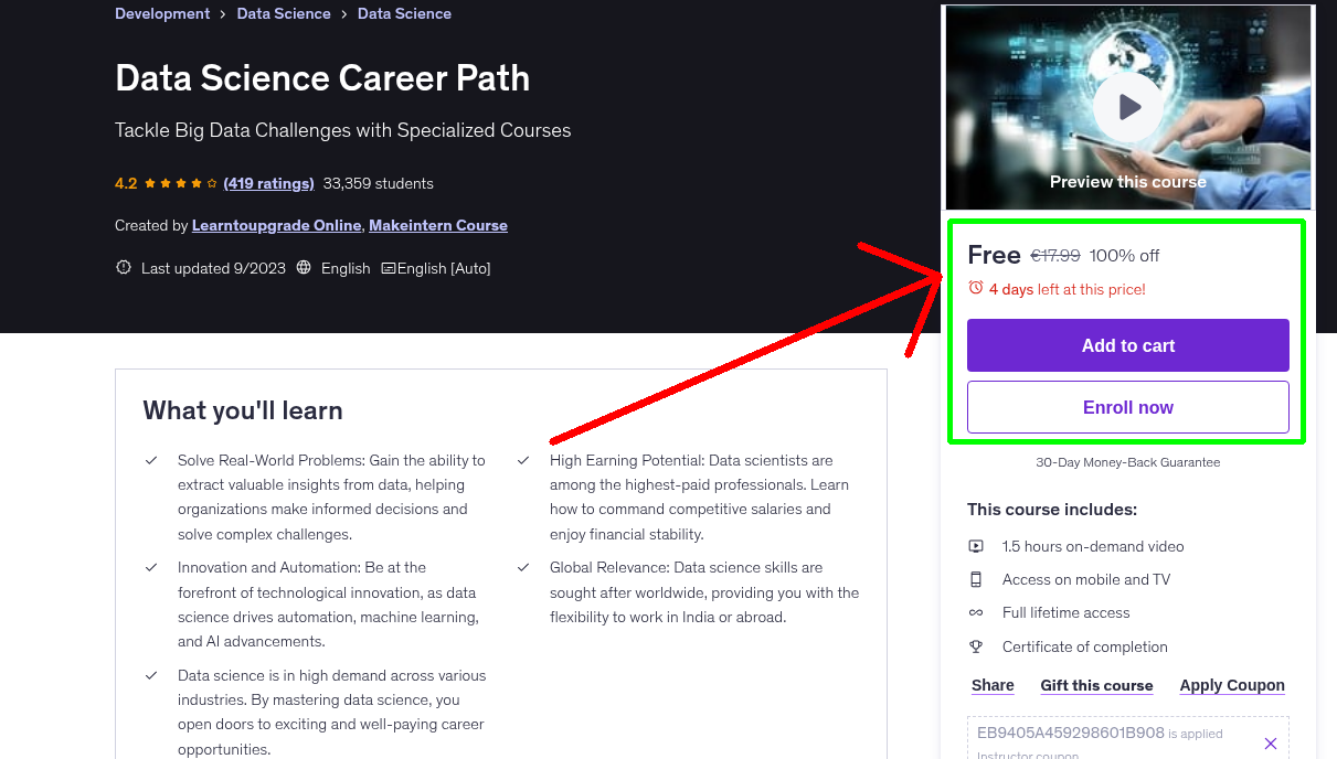 Data Science Career Path