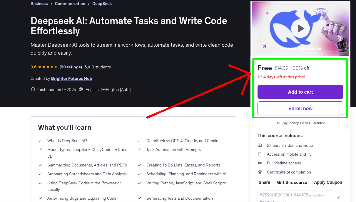 Deepseek AI: Automate Tasks and Write Code Effortlessly