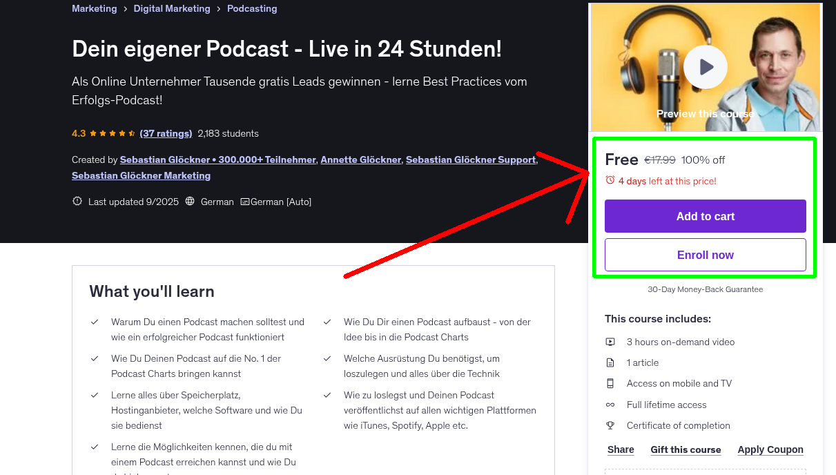 Dein eigener Podcast - Live in 24 Stunden!