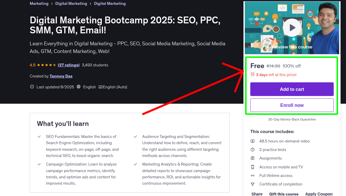 Digital Marketing Bootcamp 2025: SEO, PPC, SMM, GTM, Email!