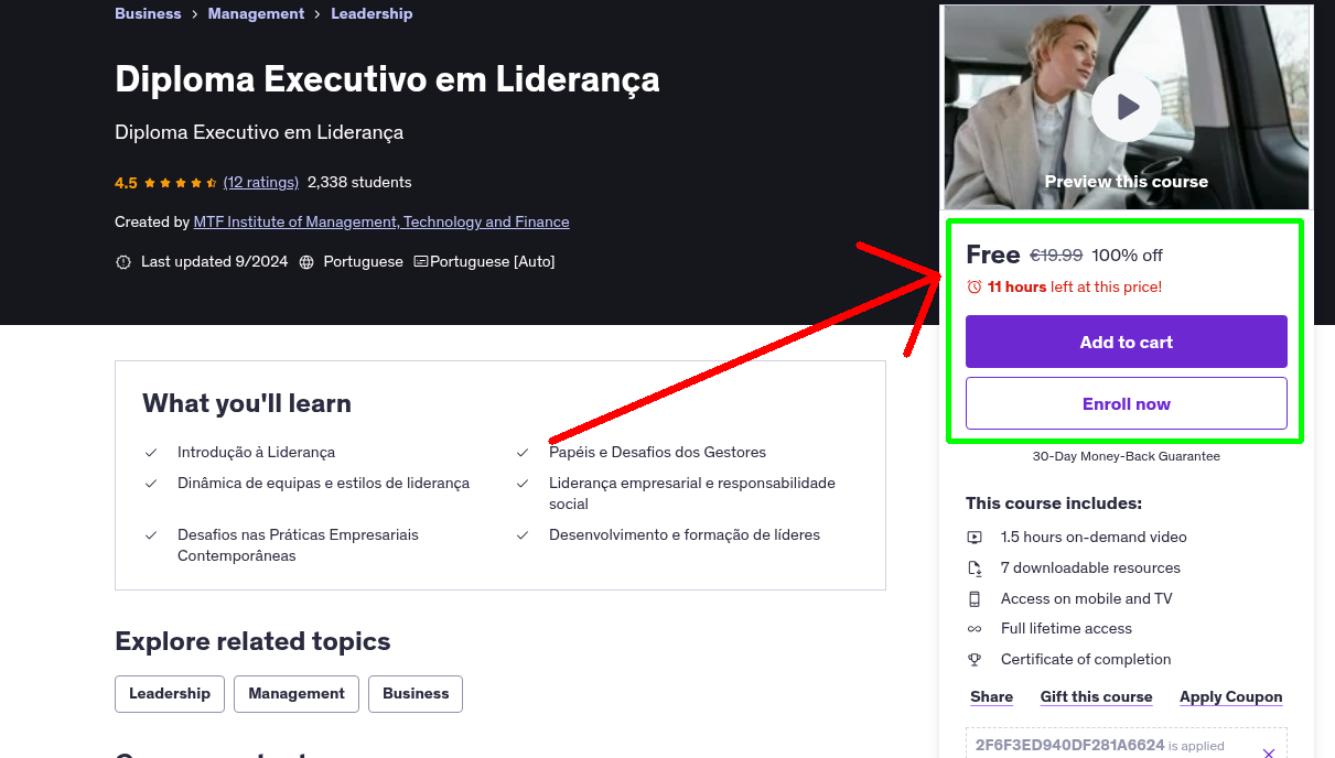 Diploma Executivo em Liderança