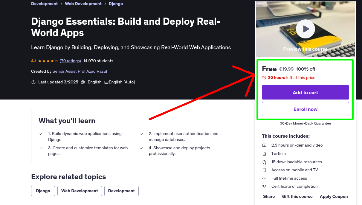 Django Essentials: Build and Deploy Real-World Apps