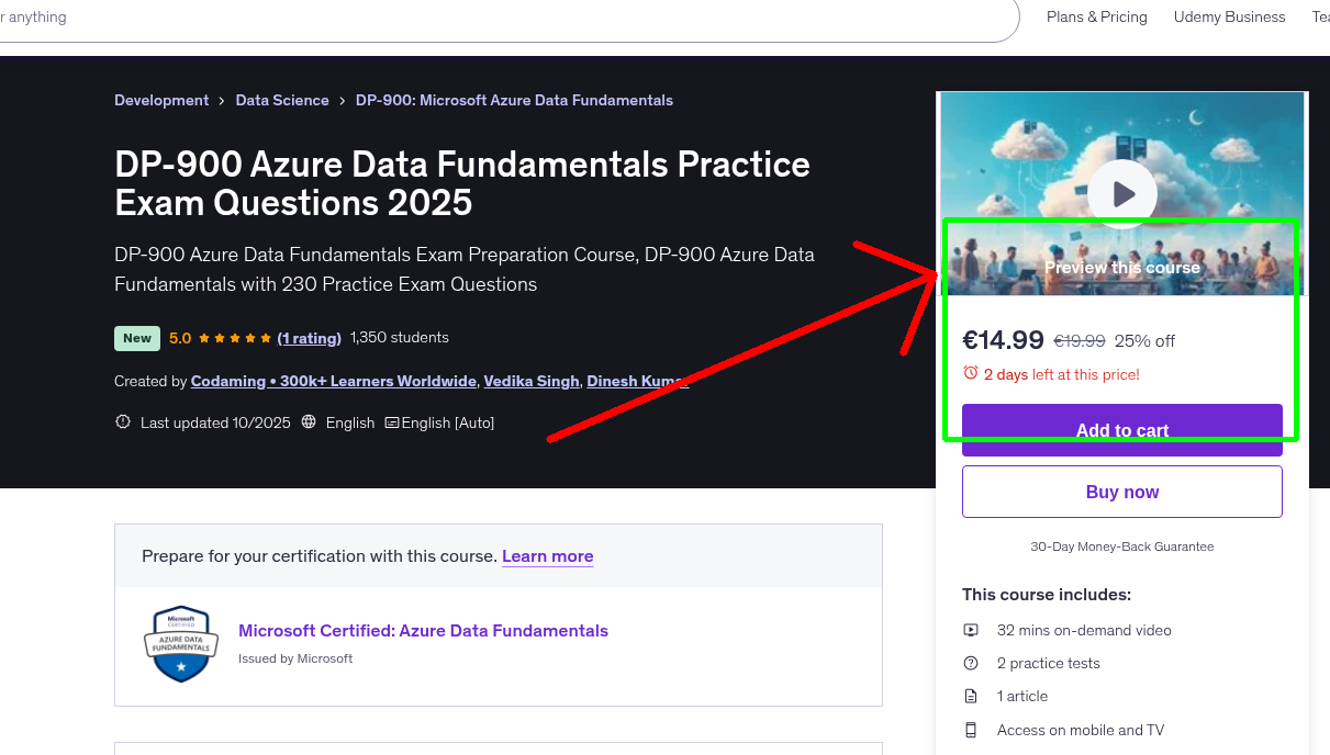 DP-900 Azure Data Fundamentals Practice Exam Questions 2025