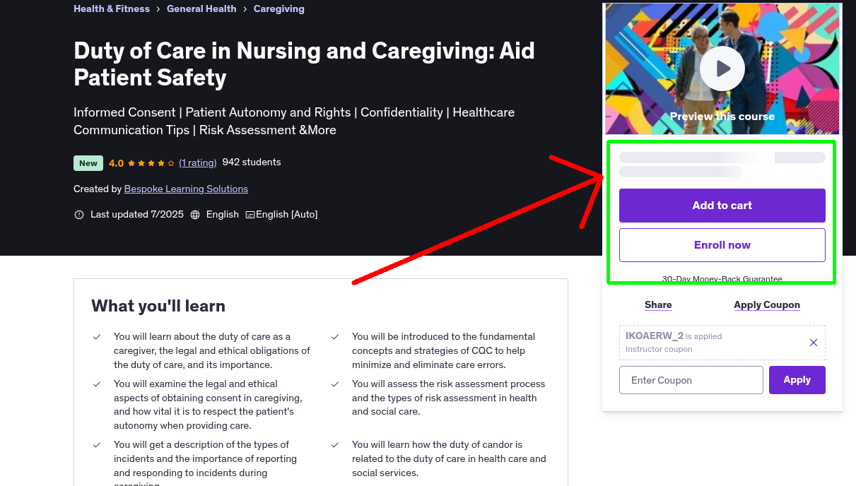 Duty of Care in Nursing and Caregiving: Aid Patient Safety
