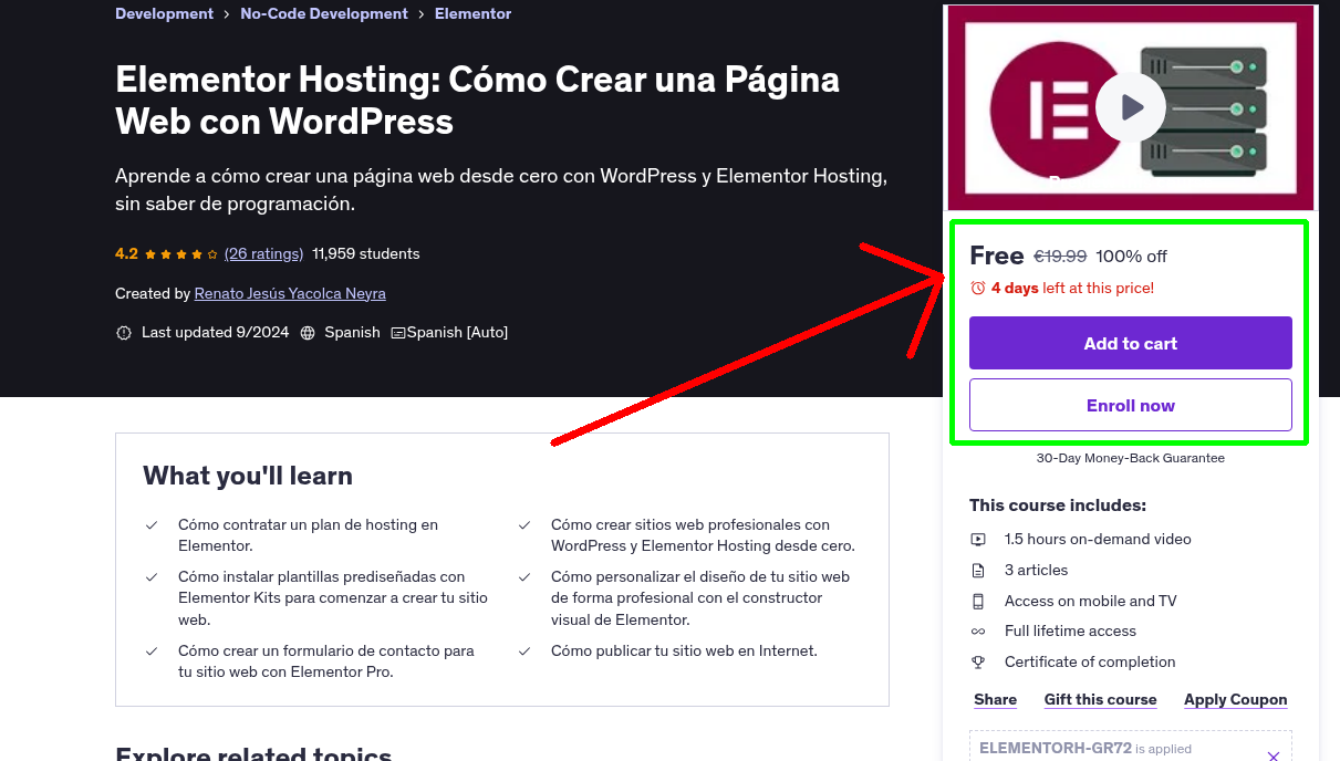 Elementor Hosting: Cómo Crear una Página Web con WordPress