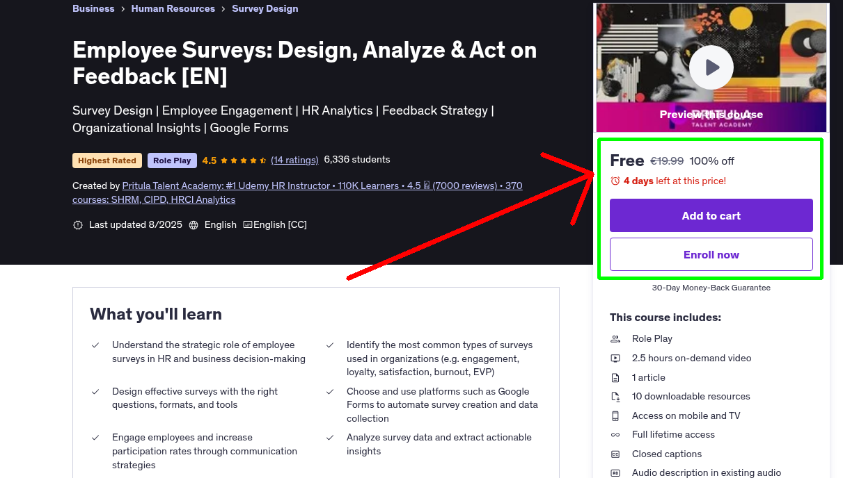 Employee Surveys: Design, Analyze & Act on Feedback [EN]