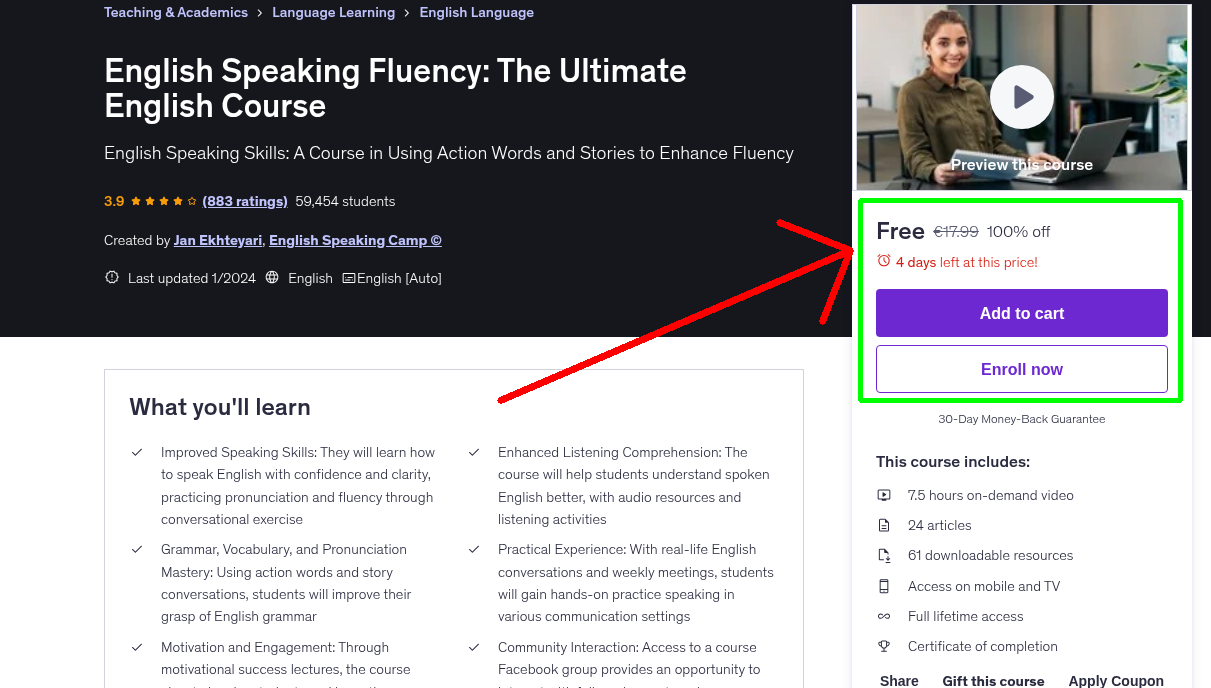 English Speaking Fluency: The Ultimate English Course