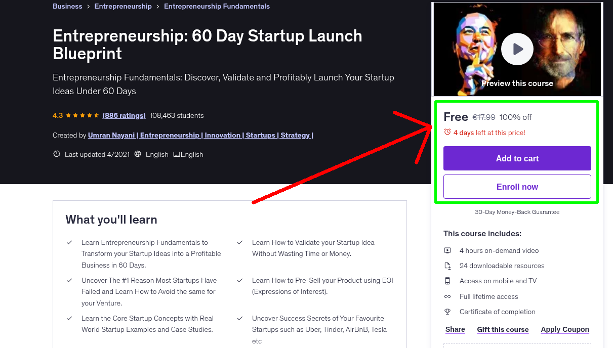 Entrepreneurship: 60 Day Startup Launch Blueprint