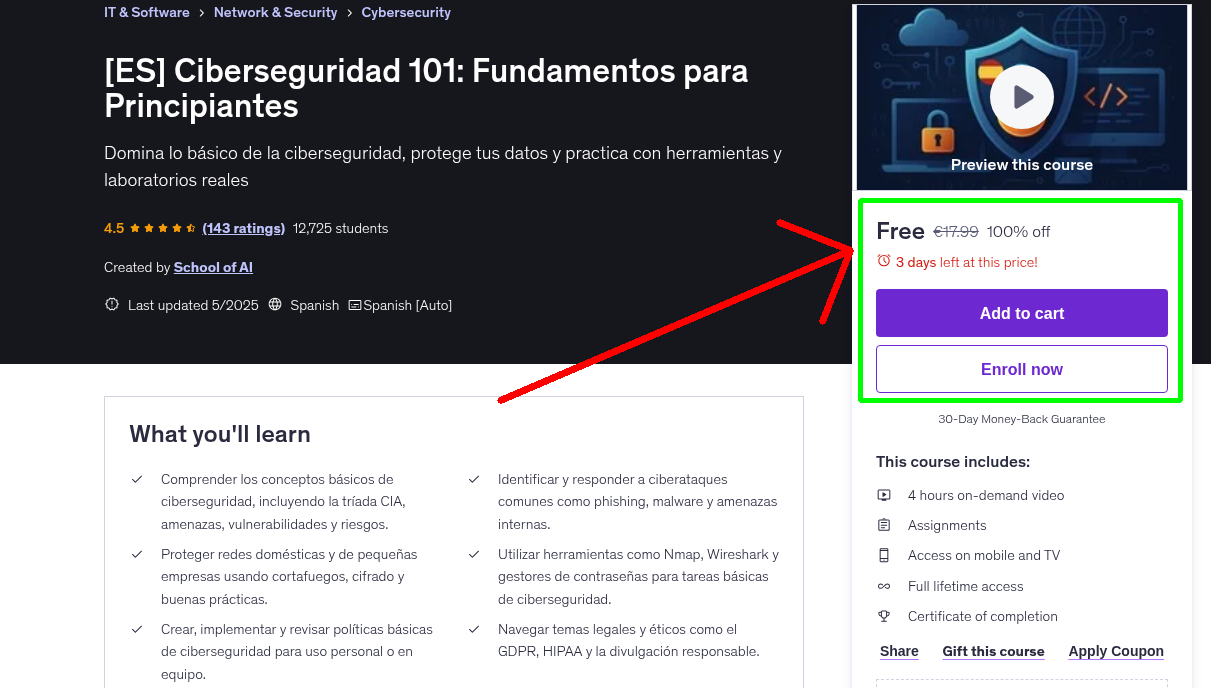 [ES] Ciberseguridad 101: Fundamentos para Principiantes