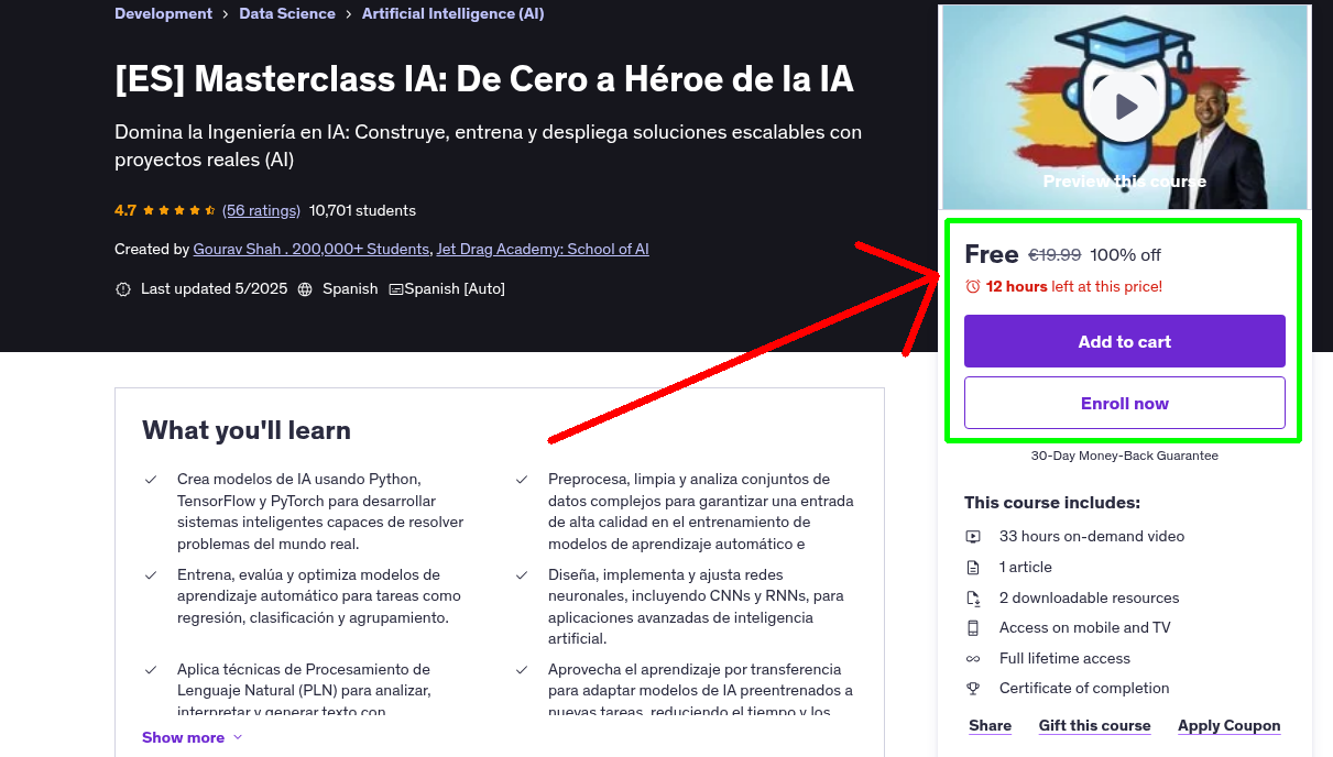 [ES] Masterclass IA: De Cero a Héroe de la IA