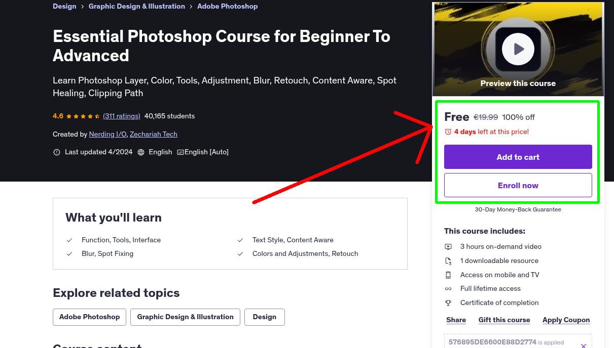 Essential Photoshop Course for Beginner To Advanced