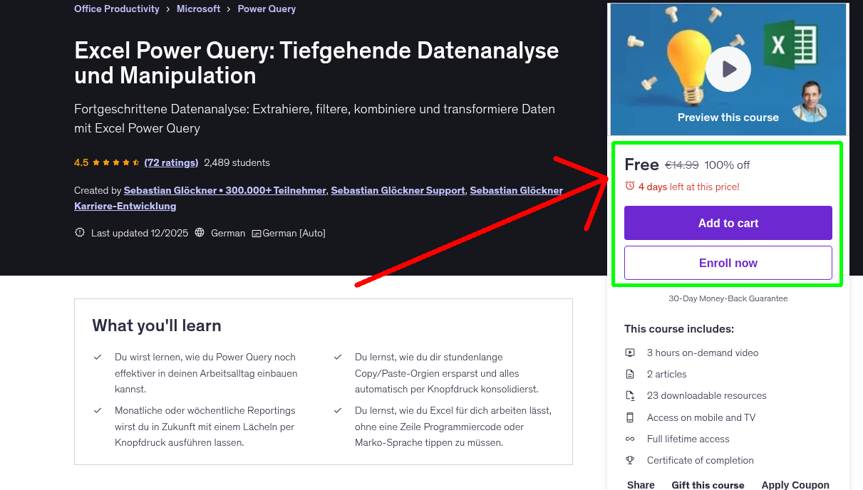 Excel Power Query: Tiefgehende Datenanalyse und Manipulation