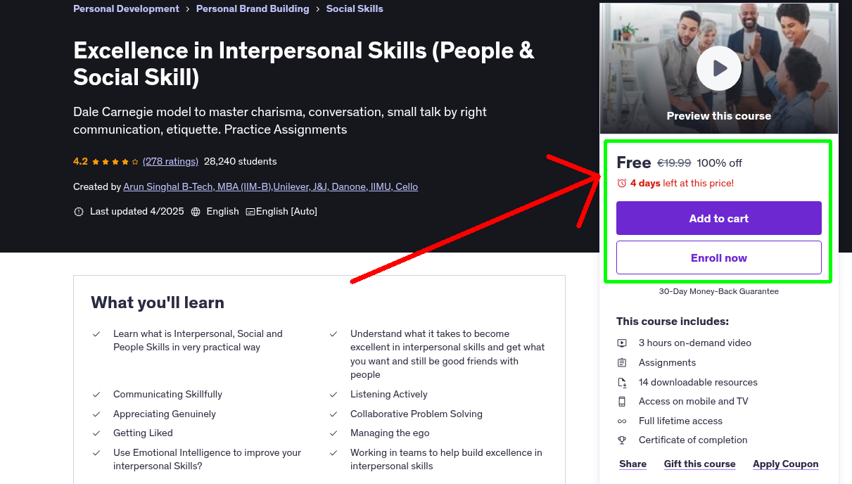 Excellence in Interpersonal Skills (People & Social Skill)