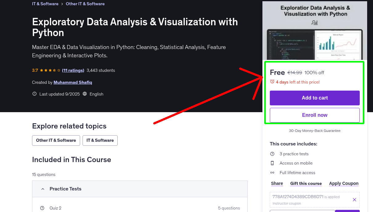 Exploratory Data Analysis & Visualization with Python